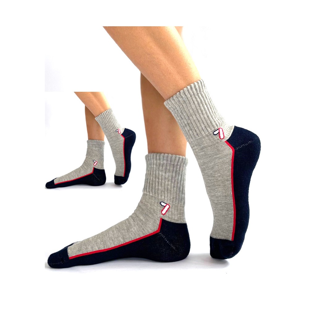 2 paires de chaussettes randonnée femme coton bio organique
