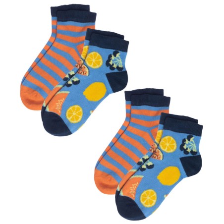 chaussette enfant orange orange