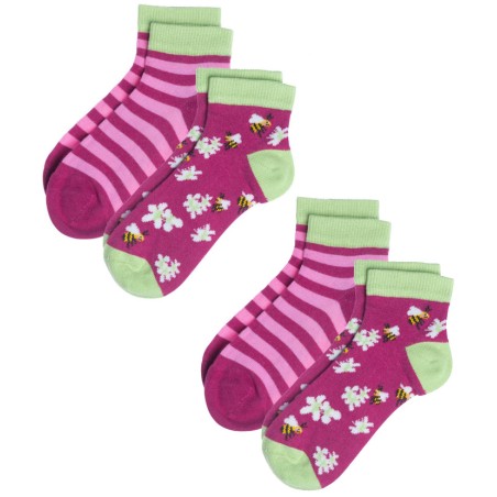 chaussette enfant rose rose