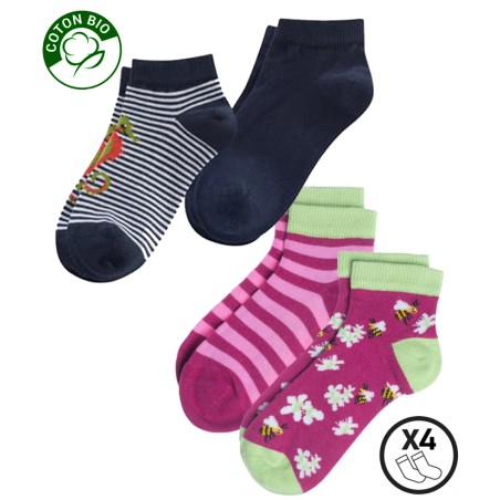 Chaussettes Enfant courtes coton Bio