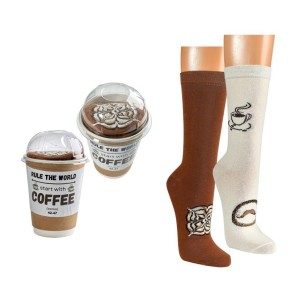 coffret de chaussettes originales café 2 paires