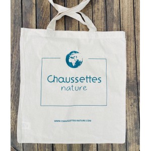 sac en coton réutilisables chaussettes nature