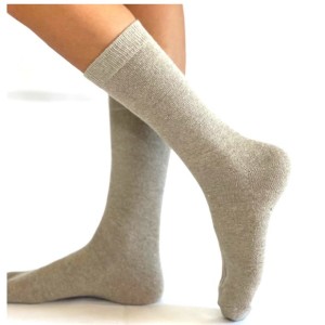 Chaussettes Unies Femme Cachemire et Soie