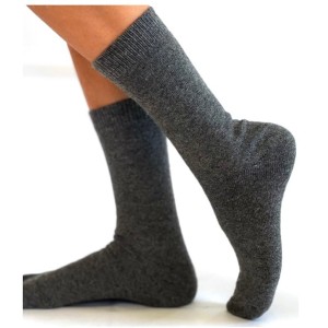 Chaussettes Unies Femme Cachemire et Soie