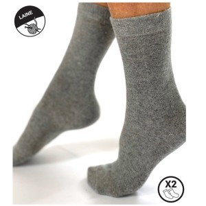 Chaussettes Unies Femme Cachemire et Soie