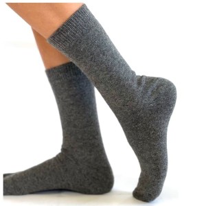 Chaussettes Unies Femme Cachemire et Soie