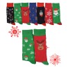 Chaussettes de Noel 7 paires Homme et Femme