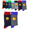 chaussette emoji smiley enfant en coton