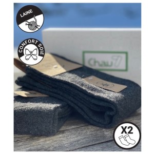 Chaussettes Hautes en cachemire et soie pour Homme