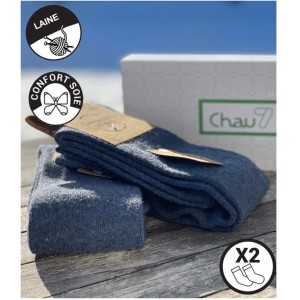 Chaussettes Hautes en cachemire et soie pour Homme