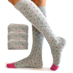 Chaussettes hautes en laine...