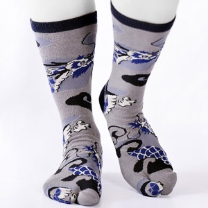 chaussettes 2 doigt japonaise tabi dragon coton bio